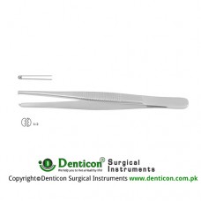 Standard Pattern Dissecting Forceps 1 x 2 Teeth Stainless Steel, 11.5 cm - 4 1/2"